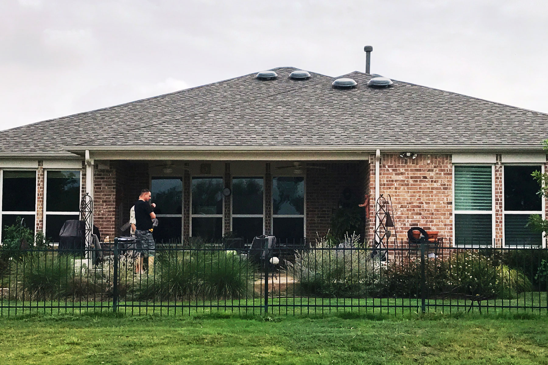 judy and bob patio conversion before