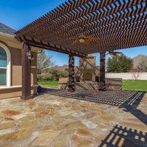 patio-remodel-frisco-texas pergola providing shade, frisco tx