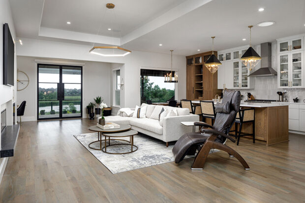 custom living room renovation