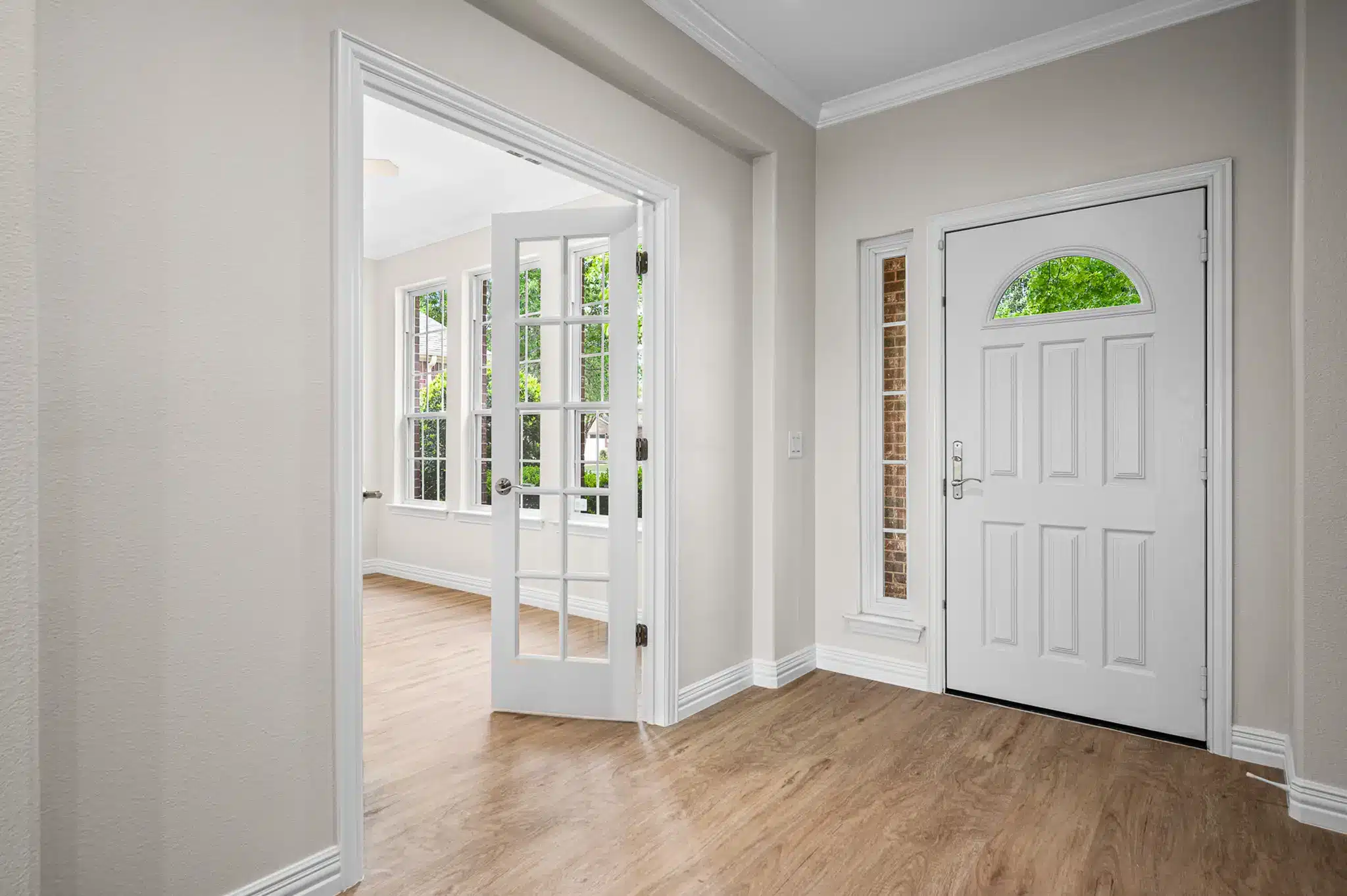 after photo Frisco home remodel of a spare room