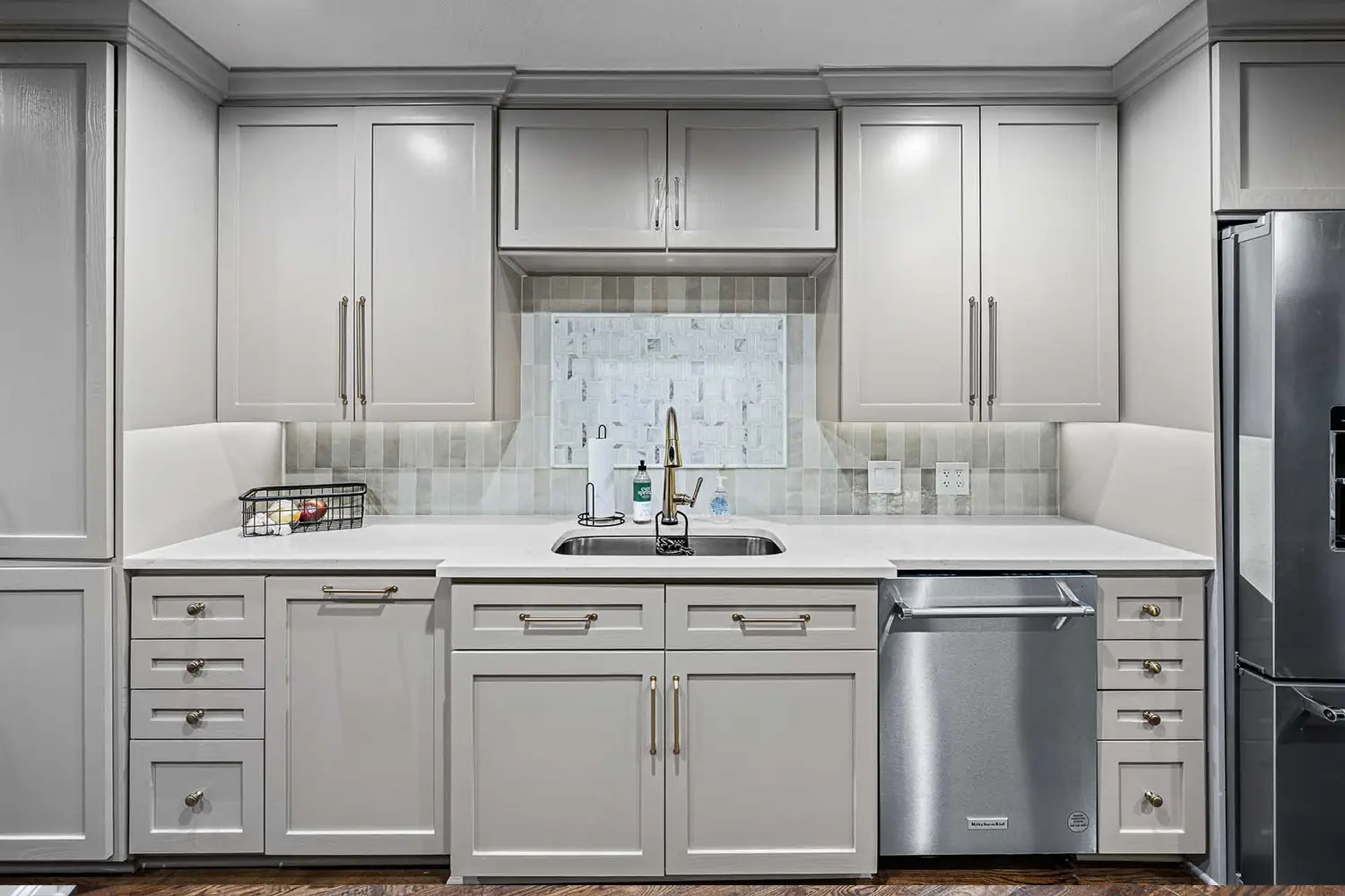 after photo of a newly remodeled kitchen in Dallas Texas